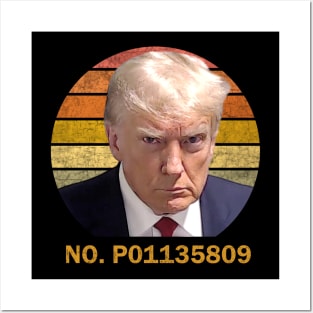 Trump's mug shot Posters and Art
